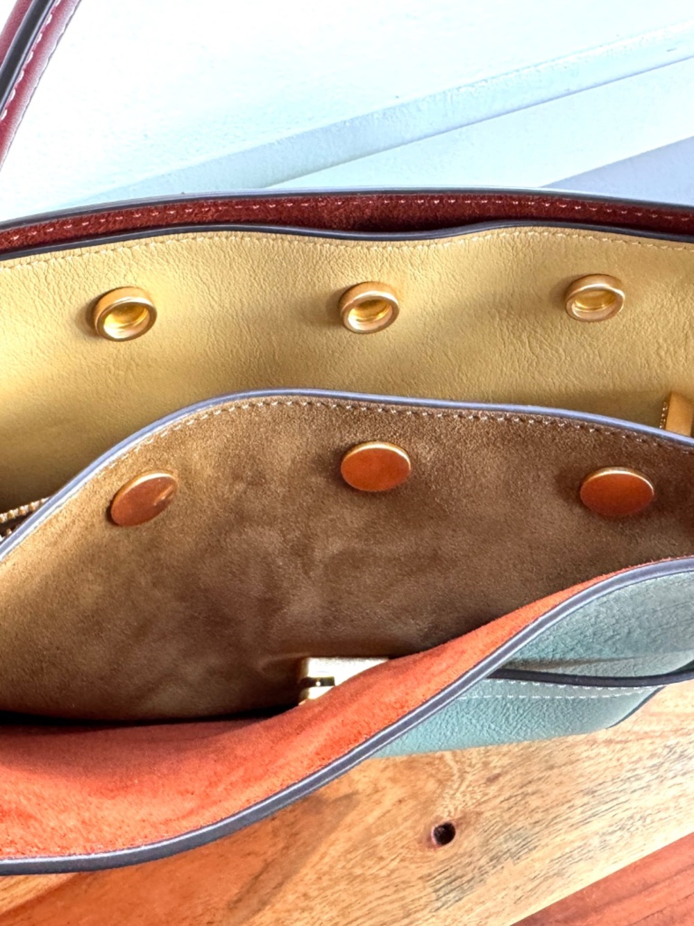 NWOT: Tory Burch Lee Radziwill Bag - Rare color combination - Picture 7 of 10